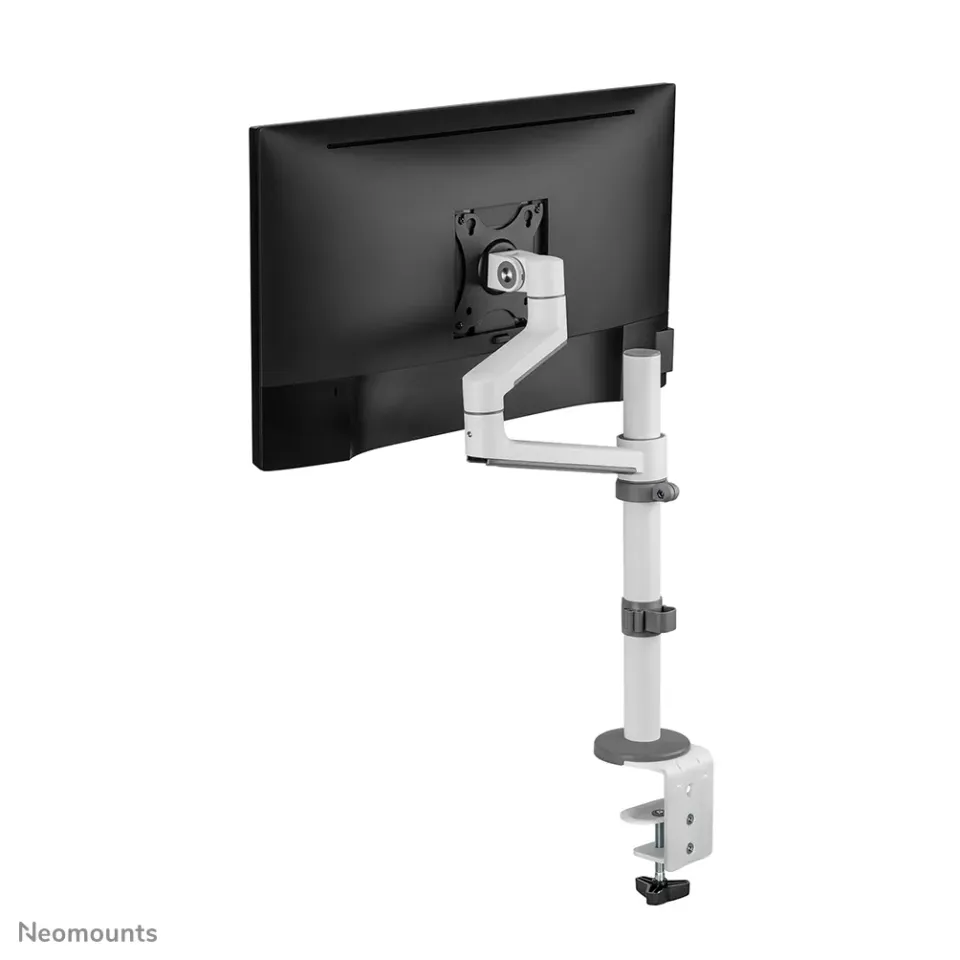 Neomounts DS60-425WH1 /Držák displeje/na stůl/17-27"/svorka+průchodka/3čepy/VESA 100X100/nosn.8kg/1 displej/bílý