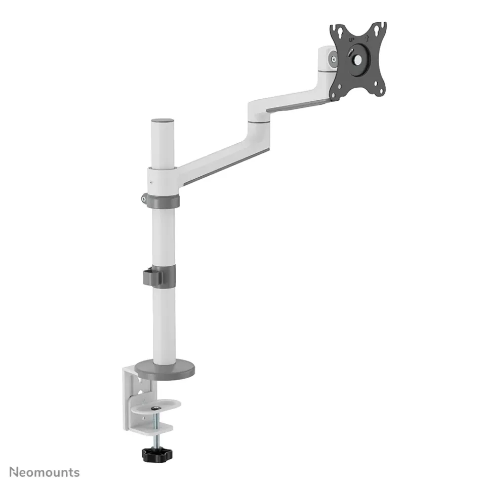 Neomounts DS60-425WH1 /Držák displeje/na stůl/17-27"/svorka+průchodka/3čepy/VESA 100X100/nosn.8kg/1 displej/bílý
