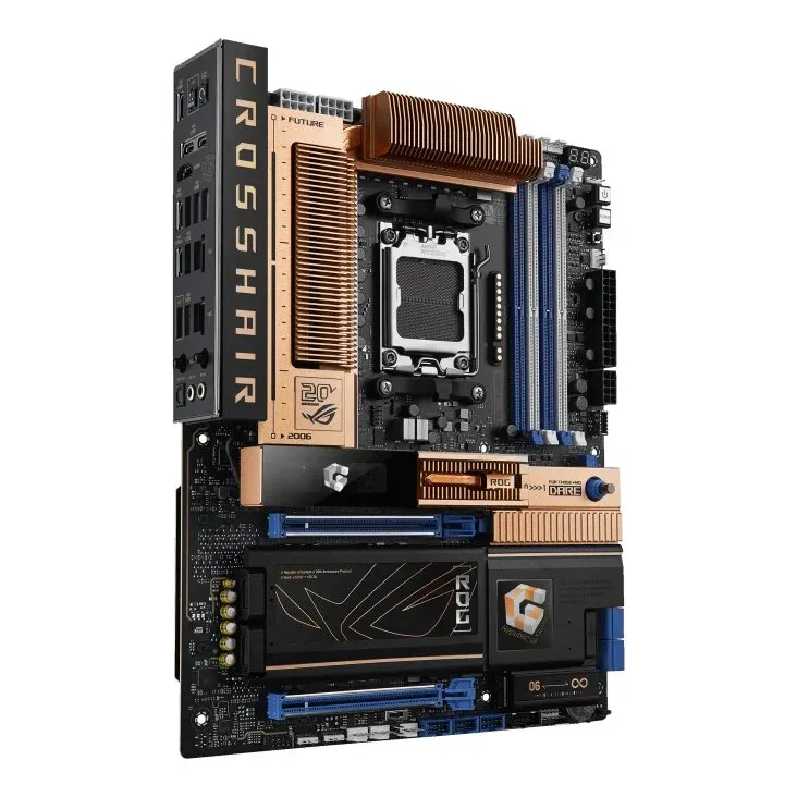 ASUS MB Sc AM5 ROG CROSSHAIR 2006, AMD X870E, 4xDDR5, WiFi, 1xHDMI, 2xUSB4