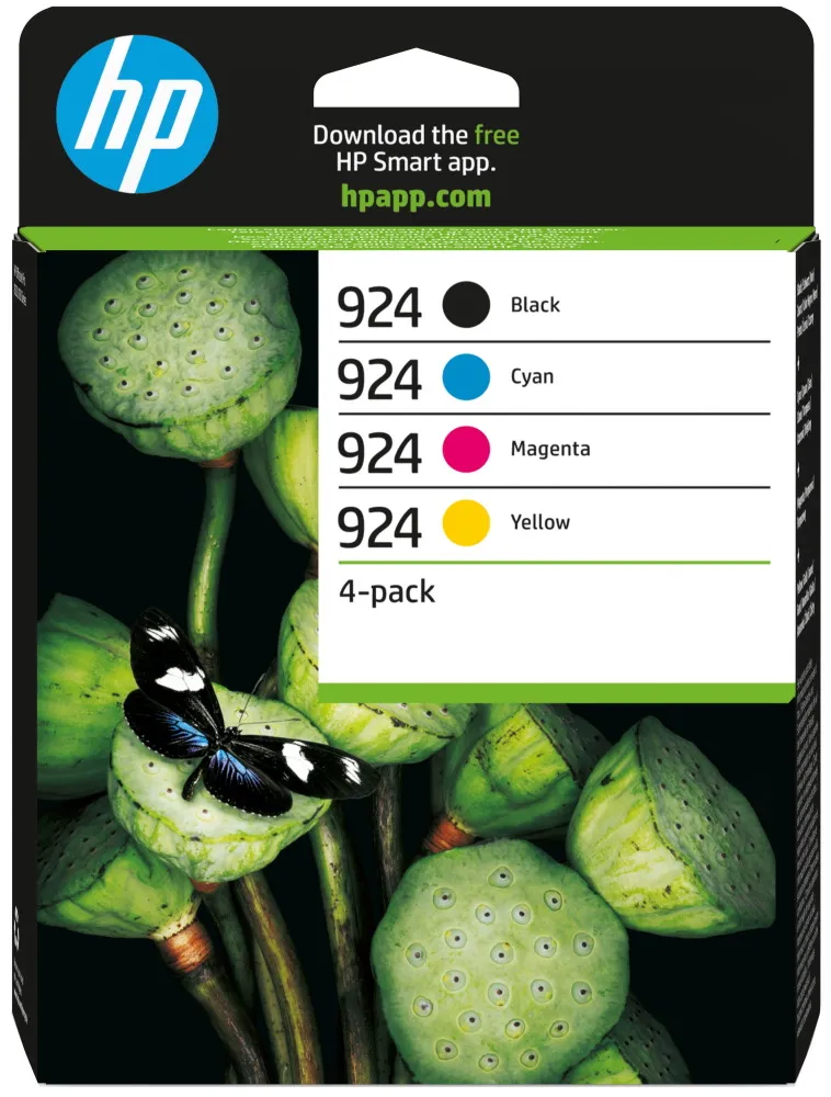 HP 924 CMYK originální inkoustová kazeta 4-pack