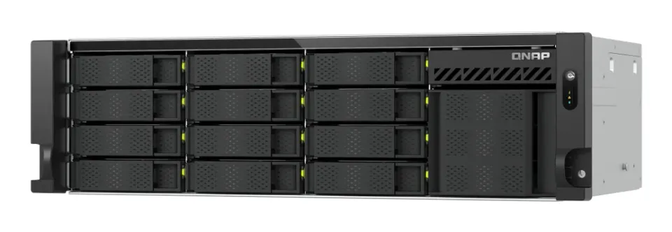 QNAP TS-h1655XeU-RP-8G (8core 2,8GHz, 8GB RAM, 12x SATA + 4x E1.S/M.2, 2x PCIe, 2x 2,5GbE, 1x 10GbE)