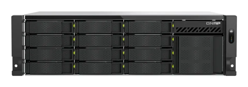 QNAP TS-h1655XeU-RP-8G (8core 2,8GHz, 8GB RAM, 12x SATA + 4x E1.S/M.2, 2x PCIe, 2x 2,5GbE, 1x 10GbE)