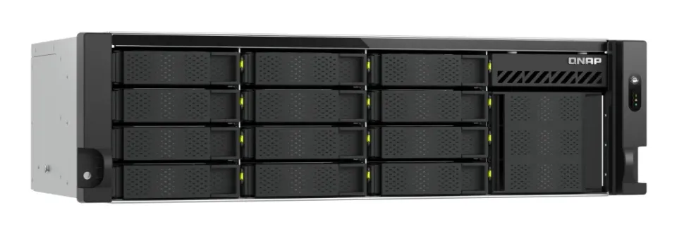 QNAP TS-h1655XeU-RP-8G (8core 2,8GHz, 8GB RAM, 12x SATA + 4x E1.S/M.2, 2x PCIe, 2x 2,5GbE, 1x 10GbE)