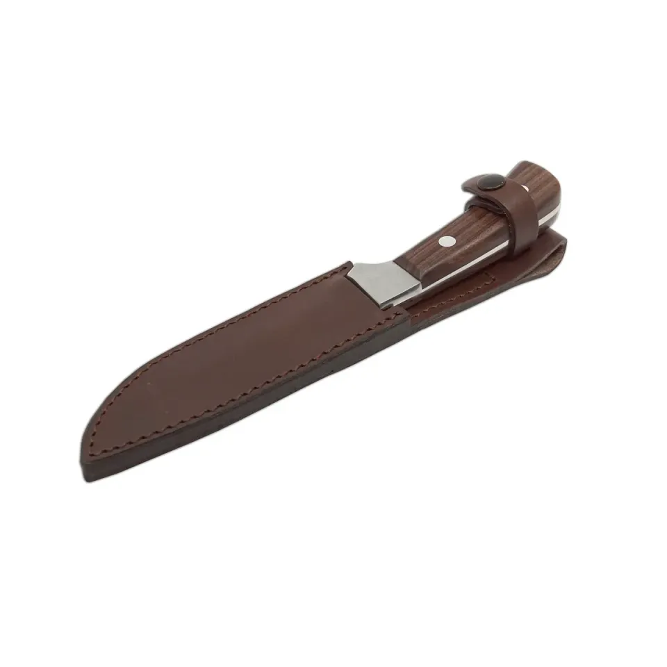 Lovecký nůž LES úzký - 398 materiál držadla - střenky dřevo