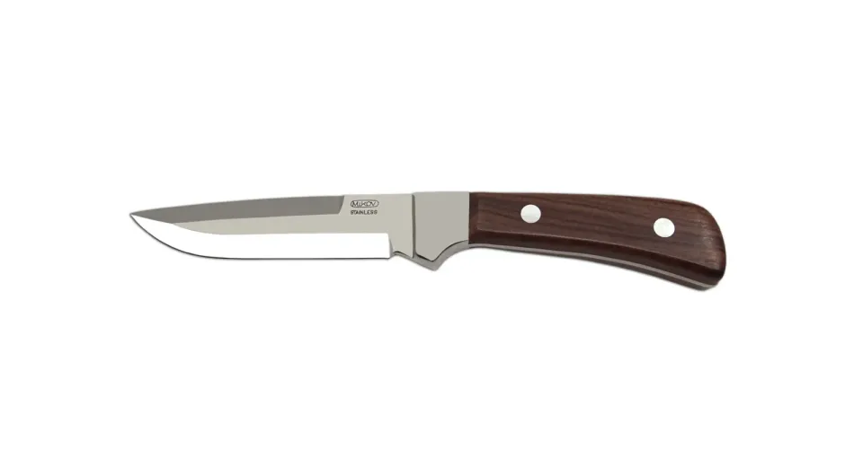 Lovecký nůž LES úzký - 398 materiál držadla - střenky dřevo