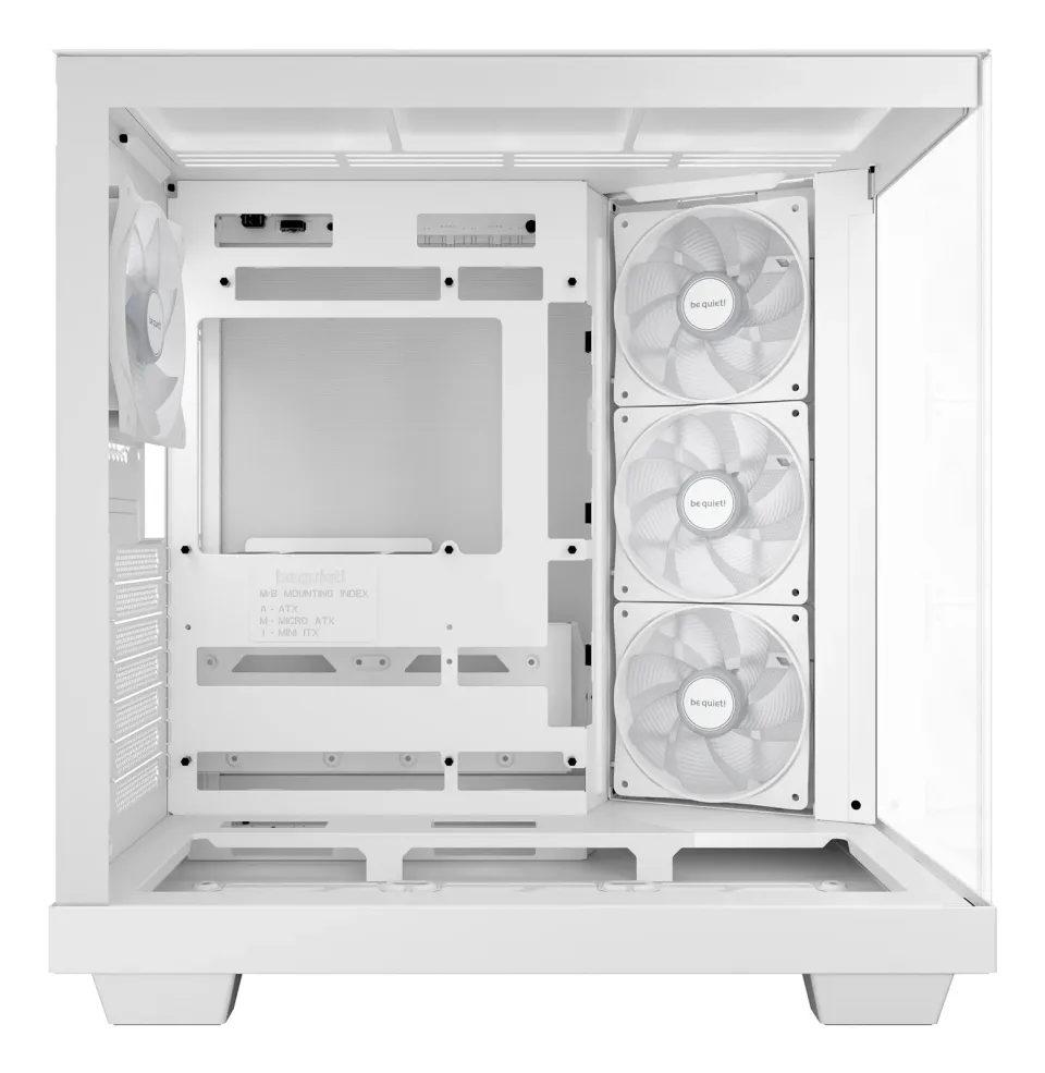 Be quiet! skříň LIGHT BASE 500 LX / MidT / 4x120mm ARGB fans / 2 x USB 3.2 / USB-C / panoramatická / bílá