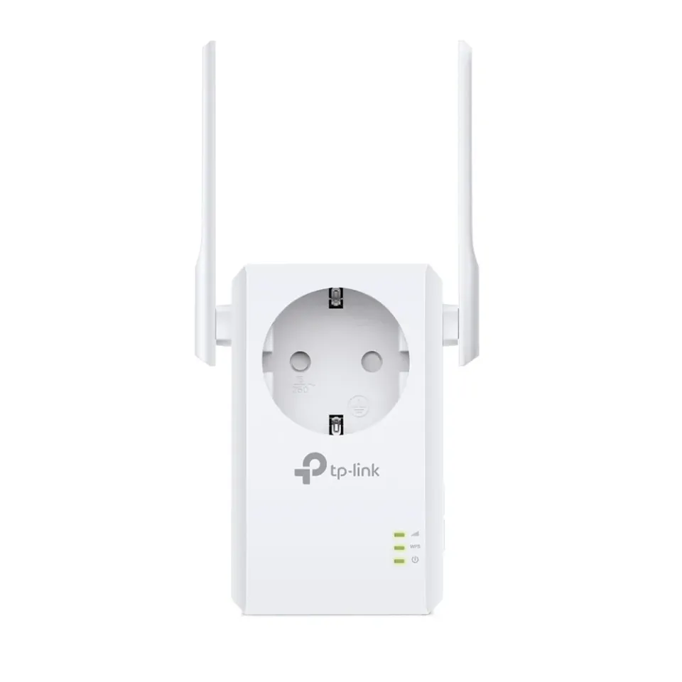 TP-LINK TL-WA860RE Wifi N Range Extender, průchozí zásuvka, dvě fixní antény