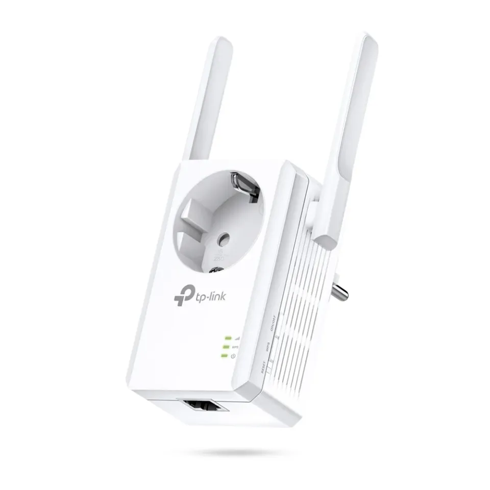 TP-LINK TL-WA860RE Wifi N Range Extender, průchozí zásuvka, dvě fixní antény