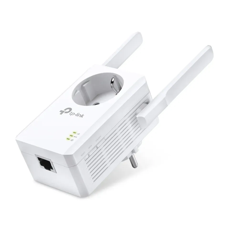 TP-LINK TL-WA860RE Wifi N Range Extender, průchozí zásuvka, dvě fixní antény