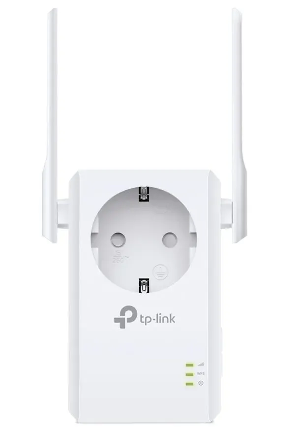 TP-LINK TL-WA860RE Wifi N Range Extender, průchozí zásuvka, dvě fixní antény