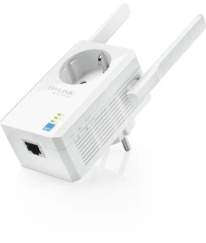 TP-LINK TL-WA860RE Wifi N Range Extender, průchozí zásuvka, dvě fixní antény