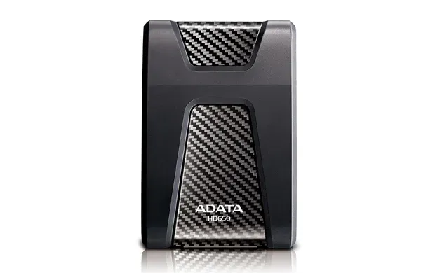 ADATA Externí HDD 1TB USB 3.1 DashDrive Durable HD650, černý (gumový, nárazu odolný)