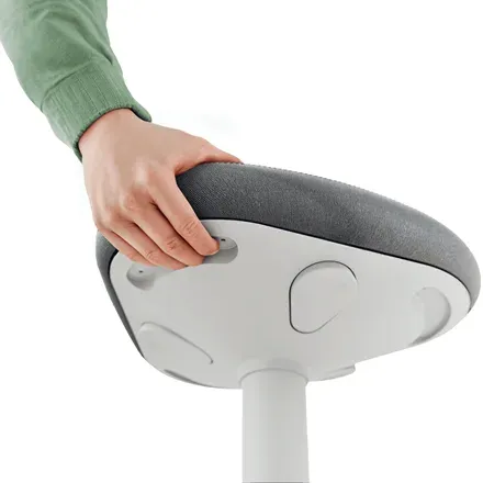 Leitz Ergo ergonomická balanční židle pro stání, světle šedá