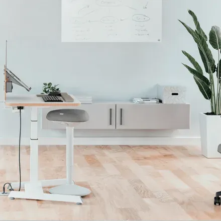 Leitz Ergo ergonomická balanční židle pro stání, světle šedá