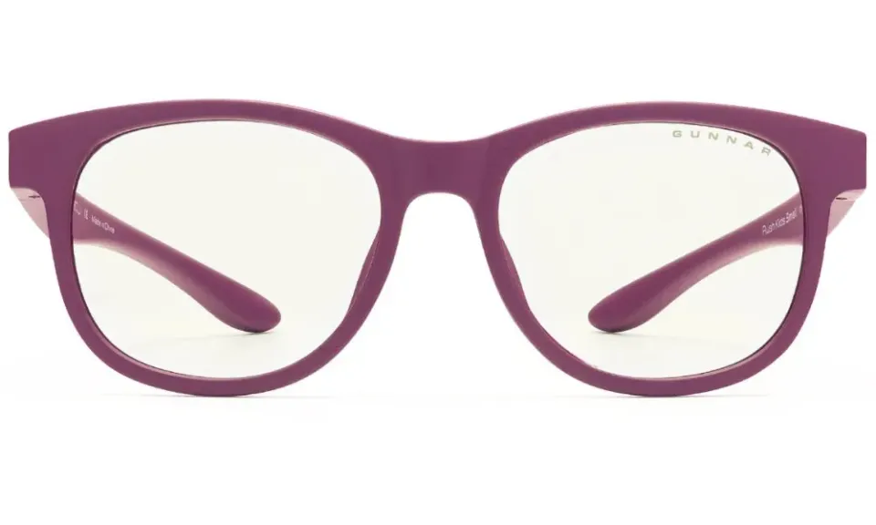 GUNNAR kancelářske/herní brýle RUSH KIDS SMALL (4-8) MAGENTA čirá skla BLF 35 NATURAL focus