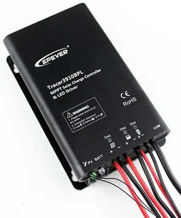 EPEVER Tracer3910BPL solární MPPT regulátor 15A, 12/24 V, vstup 100V