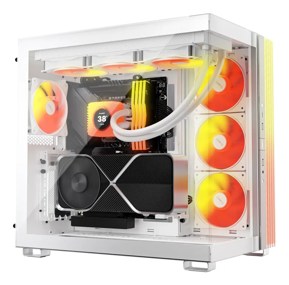 Be quiet! vodní chladič CPU Light Loop IO LCD ARGB 360mm / 3x120mm PWM fan / displej / IO ekosystém /Intel i AMD / bílý