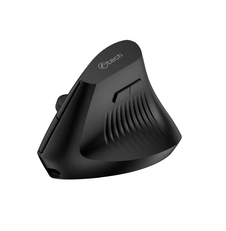 C-TECH myš VEM-15, vertikální, Dual mode, bezdrátová, BT5.0 + 2,4GHz, 1600DPI, b
