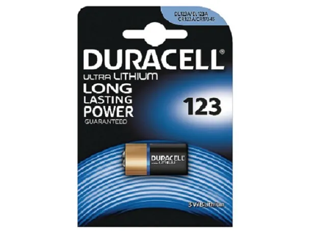 DURACELL Baterie - Baterie do digitálního 123A 3V Lithium Battery jednorázová/