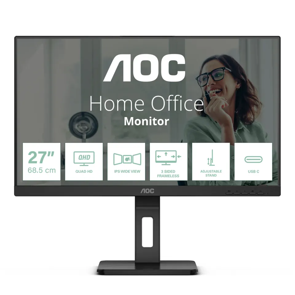 AOC/Q27P3CV/27"/IPS/QHD/75Hz/4ms/Black/3R