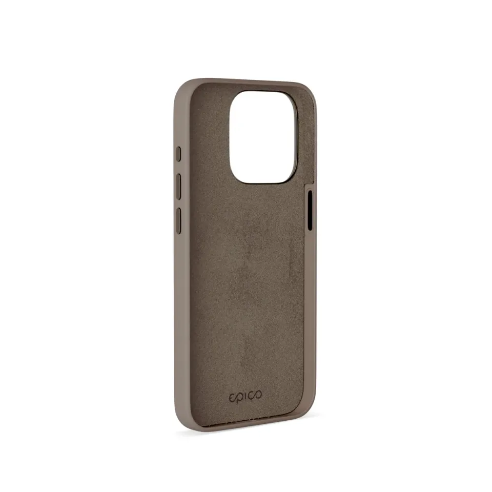 Epico Mag+ kožený kryt iPhone 15 Pro Max - písková