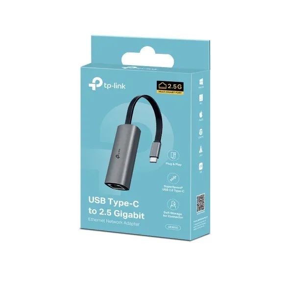 TP-LINK UE302C Síťový adaptér USB typu C na 2,5 gigabitový Ethernet