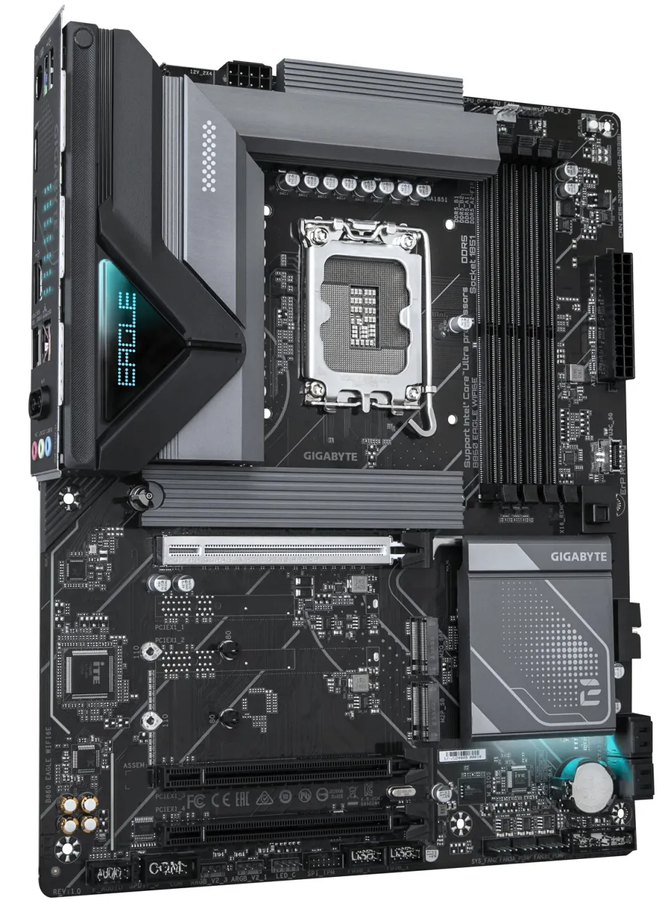 GIGABYTE MB Sc LGA1851 B860 EAGLE WIFI6E, Intel B860, 4xDDR5, 1xDP, 1xHDMI, WiFi, ATX