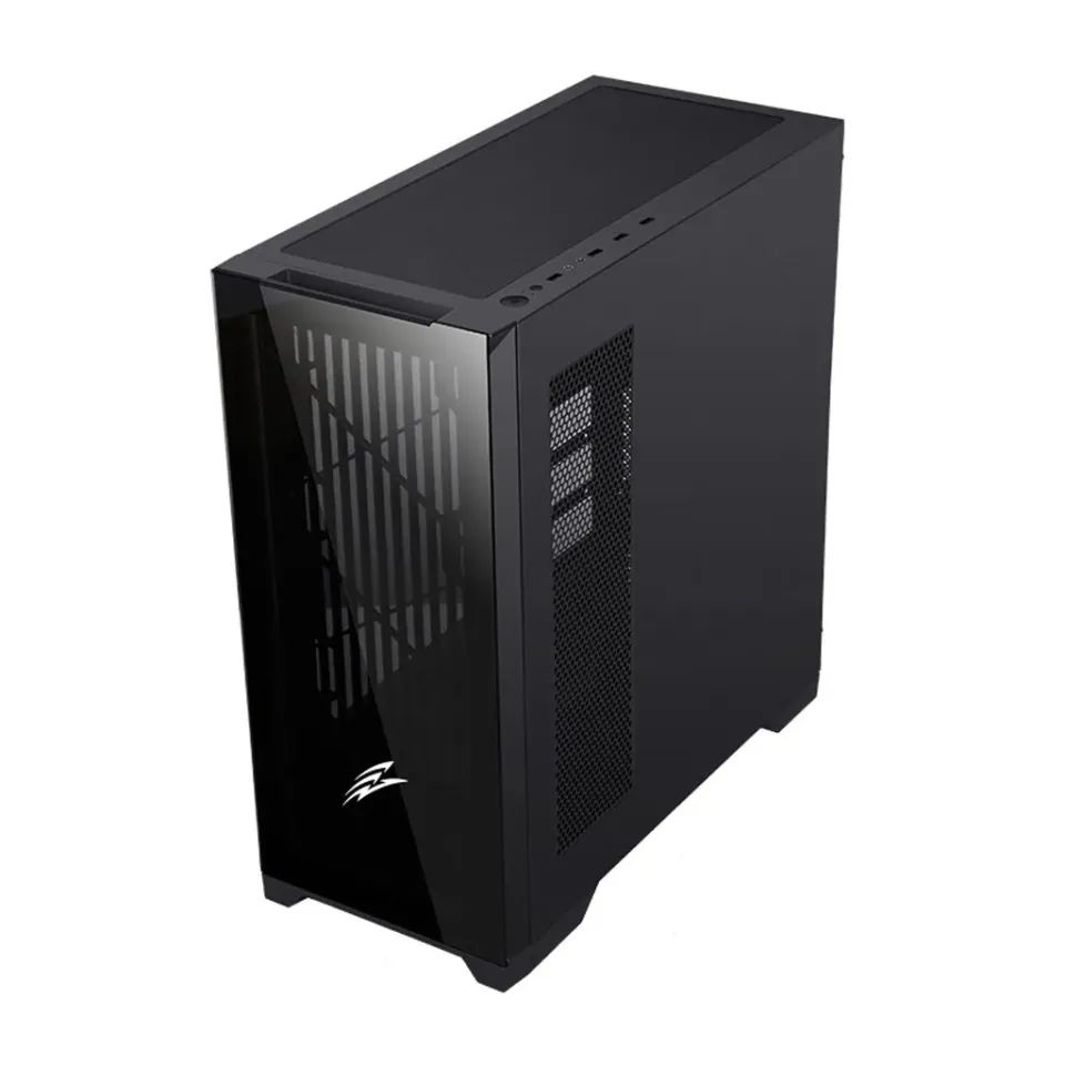 EVOLVEO Ptero Q2, Počítačová skříň, 2x čelní panel - sklo /mřížka, case ATX