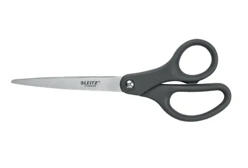 Leitz titanové nůžky, 180 mm, tm. šedá