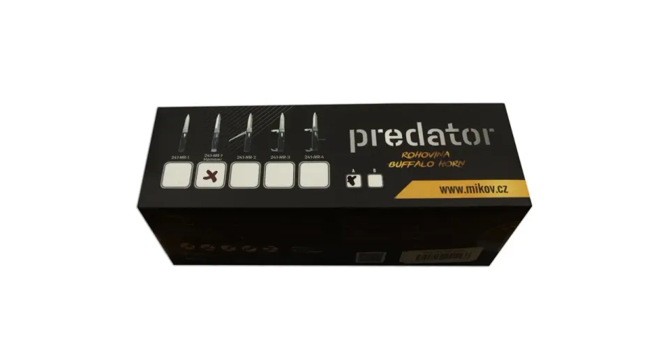 Vyhazovací zavírací nůž PREDATOR 241 HAMMER-střenka přírodní materiál držadla - střenky buvolí roh