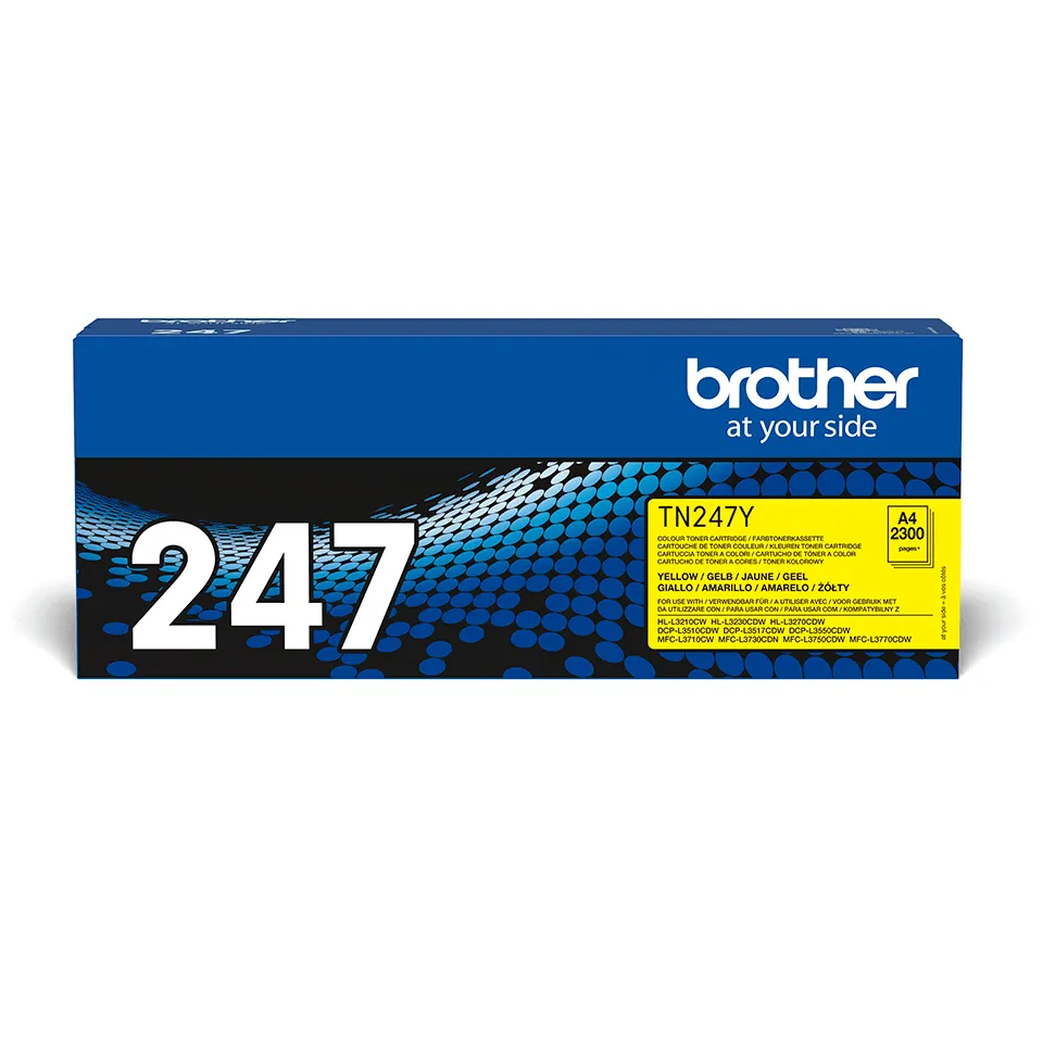 Brother - TN-247Y, Yellow toner (až 2 300 stran)