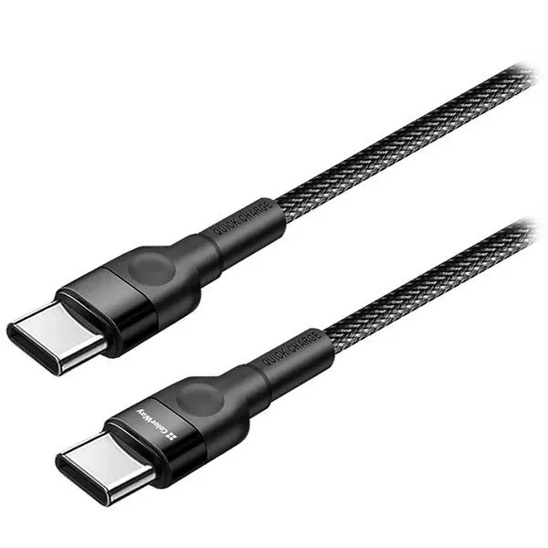 Colorway Datový Kabel USB-C/ USB-C/ 3A/ Fast Charging 60W/ 1m/ černý