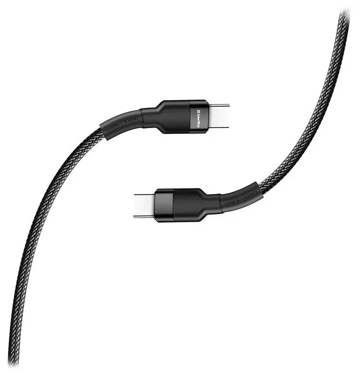 Colorway Datový Kabel USB-C/ USB-C/ 3A/ Fast Charging 60W/ 1m/ černý