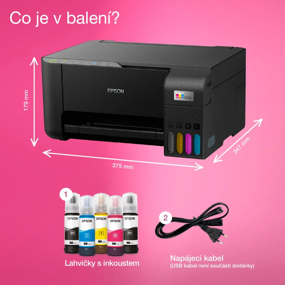 EPSON EcoTank L3270, inkoustová multifunkční tiskárna