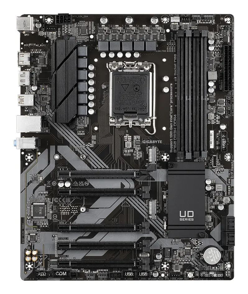 GIGABYTE MB Sc LGA1700 B760 DS3H DDR4, Intel B760, 4xDDR4, 1xDP, 1xHDMI