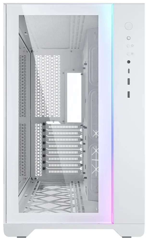 Magniumgear Powered by Phanteks NEO Qube v.2 / ATX / 2 x USB 3.0 / USB-C 3.1 / ARGB / tvrzené sklo / bílá
