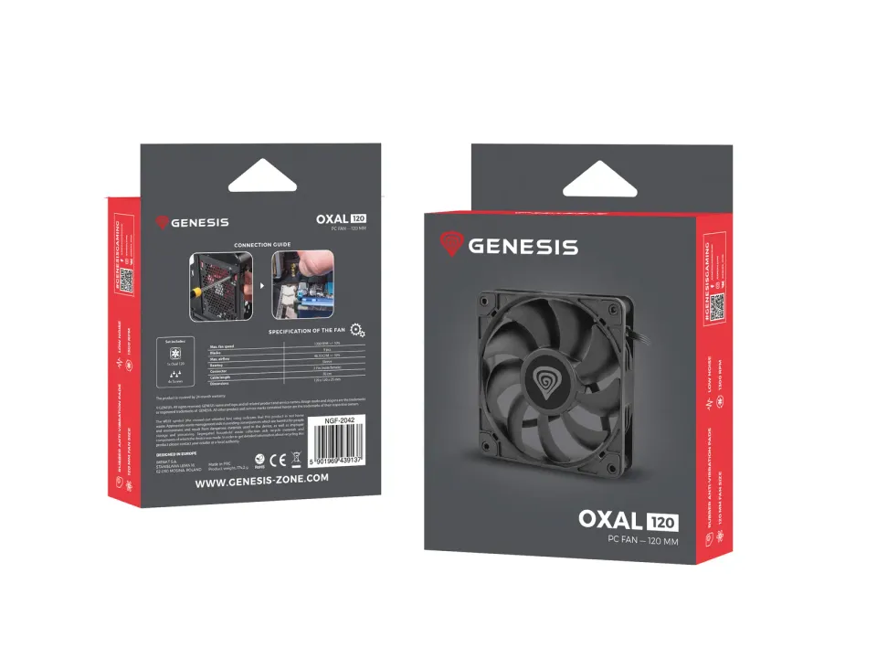 Ventiátor Genesis OXAL 120