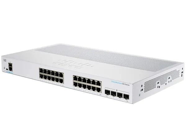 Cisco CBS250-24T-4G (24xGbE,4xSFP,fanless)