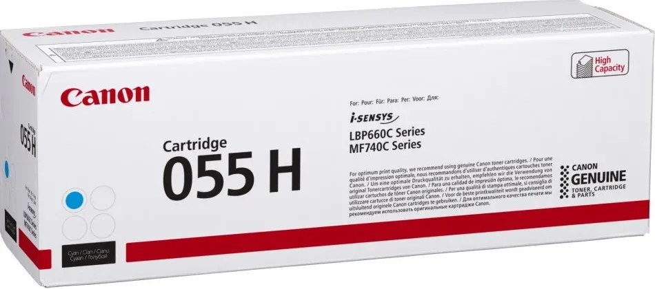 Canon Cartridge 055 H/Cyan/5900str.