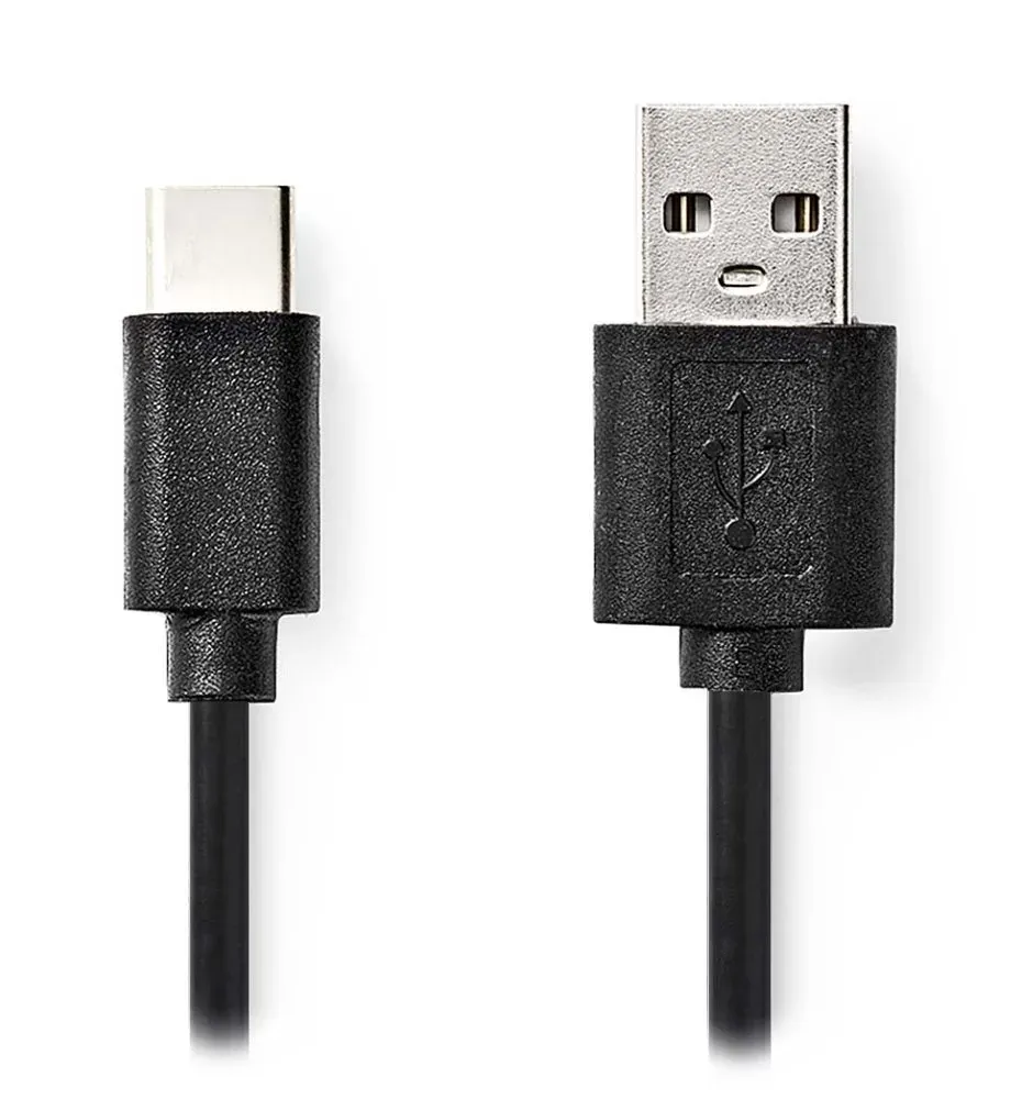 Nedis CCGL60600BK10 - USB Kabel | USB 2.0 | USB-A Zástrčka | USB-C Zástrčka | 15