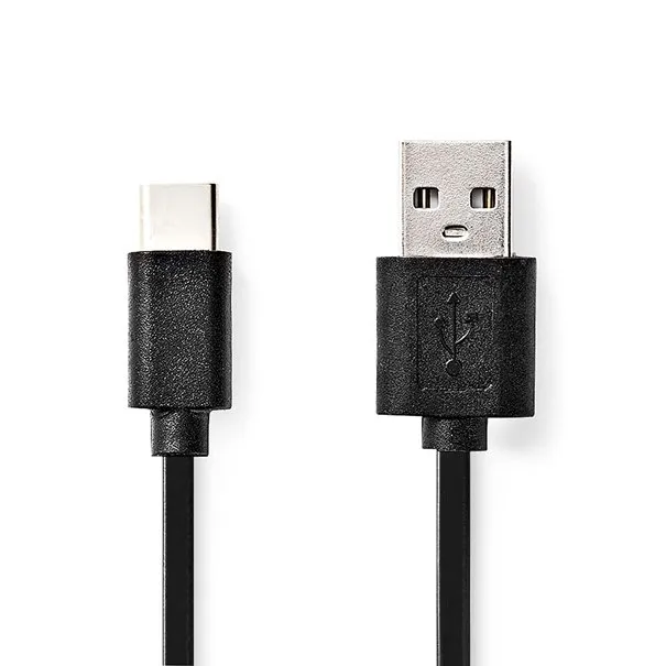 Nedis CCGL60600BK10 - USB Kabel | USB 2.0 | USB-A Zástrčka | USB-C Zástrčka | 15