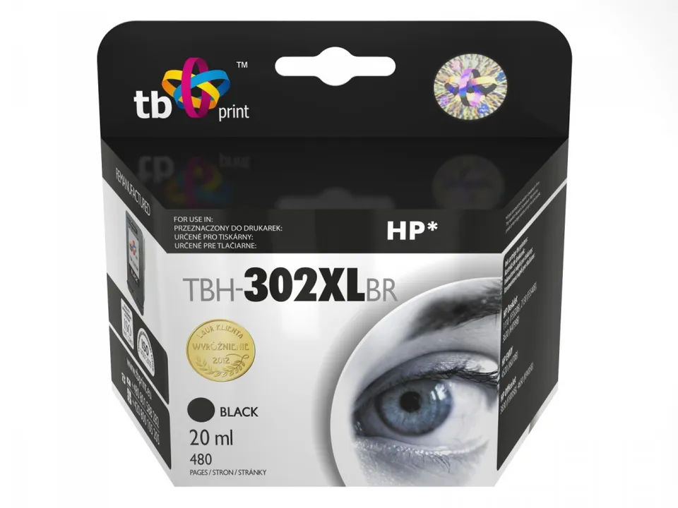 Ink. kazeta TB kompat. s HP F6U68AE, reman.