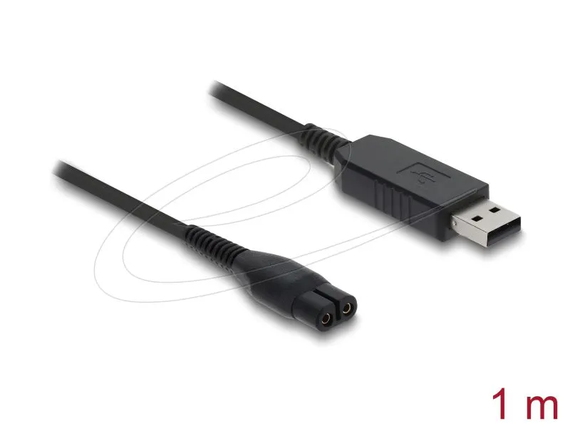Delock USB nabíjecí kabel, 4,3 V, na elektrické holicí strojky kompatibilní s Ph