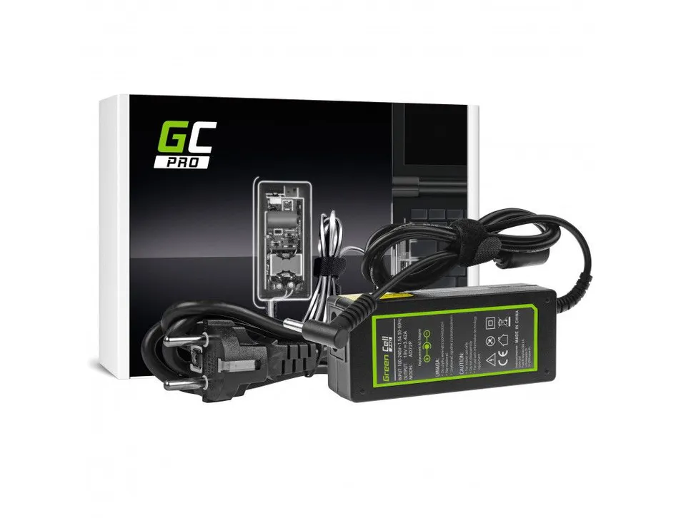 Green Cell PRO Charger / AC Adapter 19V 3.42A 65W for AsusPro BU400 BU400A PU551