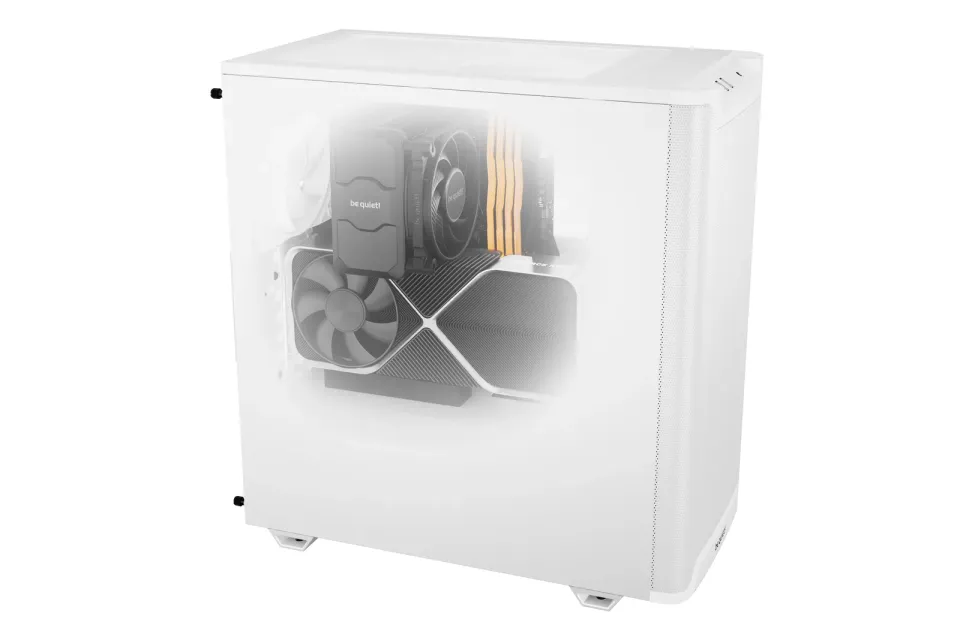 Be quiet! skříň PURE BASE 501 Airflow / ATX / 2x140mm fan / USB-C / perforovaný přední panel / bílá