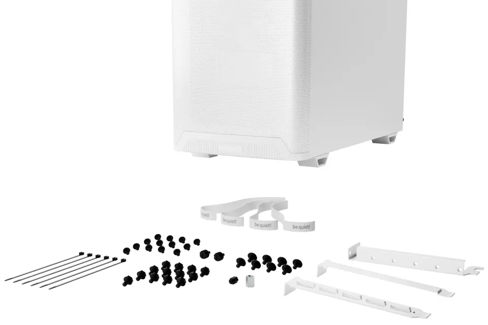 Be quiet! skříň PURE BASE 501 Airflow / ATX / 2x140mm fan / USB-C / perforovaný přední panel / bílá