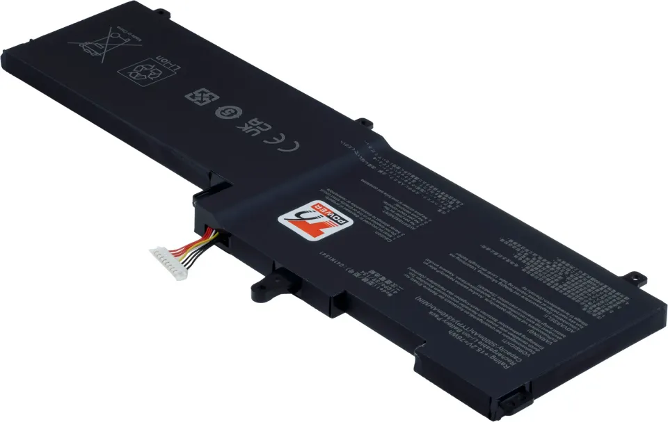 Baterie T6 Power pro Asus Strix GL702VT, GL702VS, GL702VM, GL702ZC, 5000mAh, 76Wh, 4cell, Li-poly