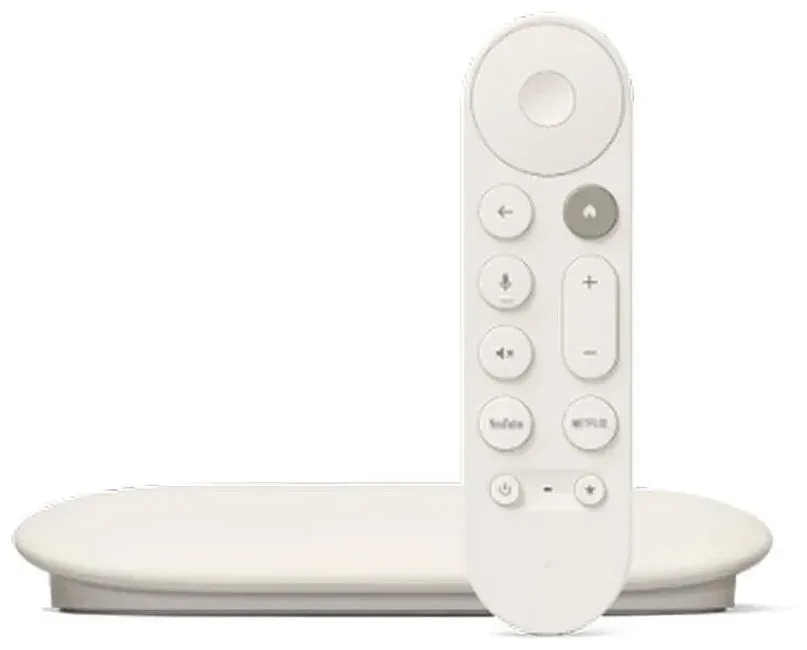 Google TV Streamer 4K/ 4GB RAM/ 32GB úložistě/ HDMI/ USB-C/ BT/ WI-Fi/ LAN/ Google TV/ Porcelain/ bez adaptéru