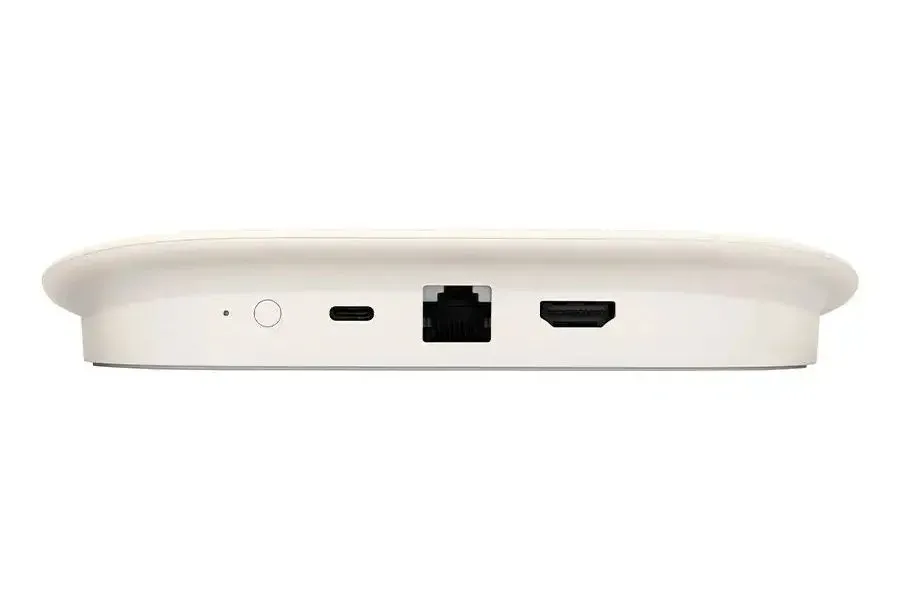 Google TV Streamer 4K/ 4GB RAM/ 32GB úložistě/ HDMI/ USB-C/ BT/ WI-Fi/ LAN/ Google TV/ Porcelain/ bez adaptéru