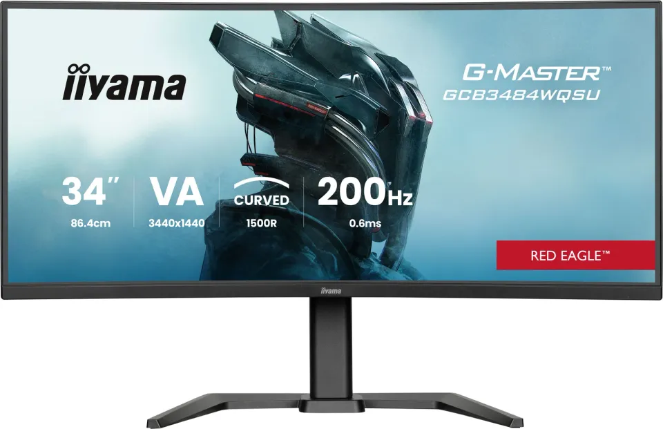 34" iiyama GCB3484WQSU-B2:VA,UWQHD,180Hz,USB-C
